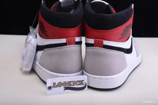 Rep Kickmax Smoke 1 Air Grey Light OG 555088-126 High Jordan 0421